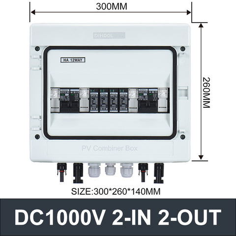 HAPV-1000V-2S2 PV Combiner Box