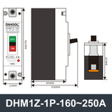 DHM1Z-1P DC Molded Case Circuit Breaker