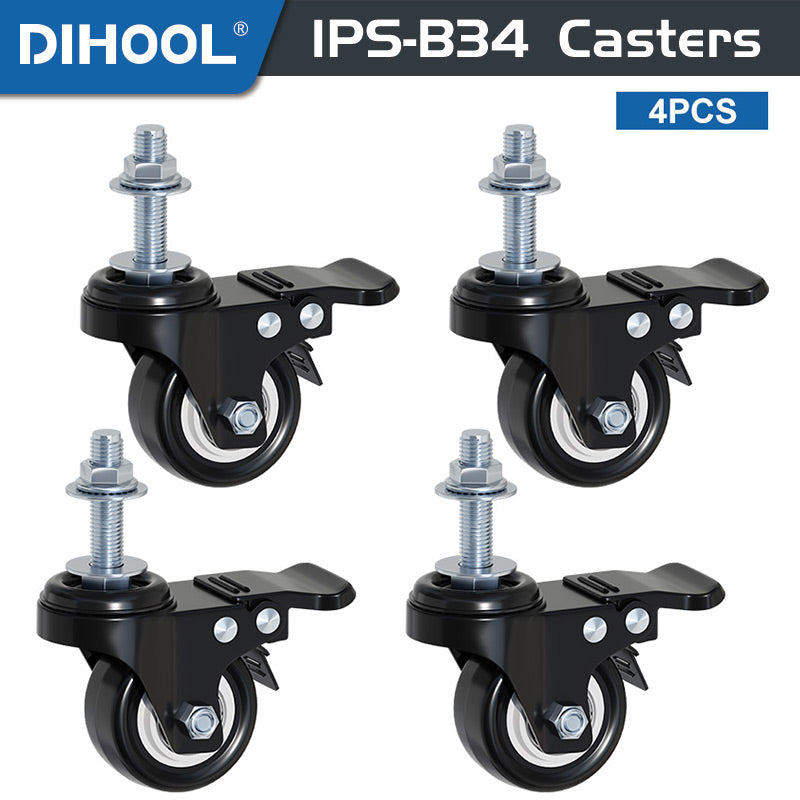 IPS-B34 Roller Wheels Swivel Caster With Brake