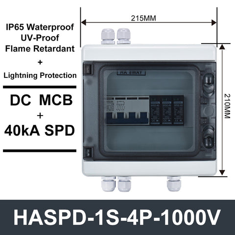 HASPD-1S-4P PV Distribution Box