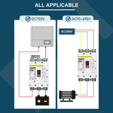 DHM1X-3P Molded Case Circuit Breaker