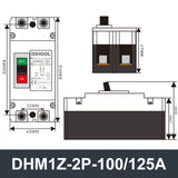 DHM1Z-2P DC Molded Case Circuit Breaker