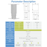 DHLCE-IR 3 Stage Electric Lifting Column - IR Panel 1000N 220LB Load - DHLCE-260