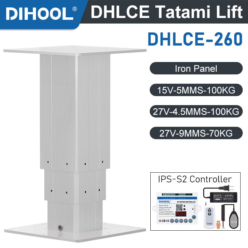 DHLCE-IR 3 Stage Electric Lifting Column - IR Panel 1000N 220LB Load - DHLCE-260