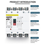 DHM1X-4P Molded Case Circuit Breaker