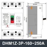 DHM1Z-3P DC Molded Case Circuit Breaker