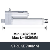 Hall Electric Linear Motion Actuator 24V DC Motor 4000N 880LB Load - DHLA4000