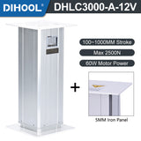 Electric Lifting Column 12V DC Motor 2100N 462LB Load - DHLC3000-A