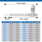 Hall Electric Linear Motion Actuator 24V DC Motor 8000N 1760LB Load - DHLA8000-A1-Hall-HS1-1V1