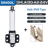 DHLA130 Micro/Mini Hall Linear Actuator 24V DC Motor 180N 40LB Load - DHLA130-A2-Hall-IP65