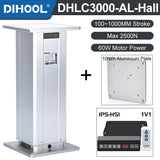 Electric Lifting Column 24V DC Motor 2700N 594LB Load - DHLC3000-AL-Hall-HS1-1V1