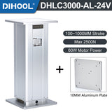 Electric Lifting Column 24V DC Motor 2700N 594LB Load - DHLC3000-AL