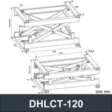 DHLCT-120 Electric Scissor Lift 12V/24V DC Motor 1200N 264LB Load