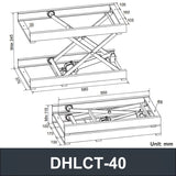 DHLCT-40 Electric Scissor Lift 12V/24V DC Motor 400N 88LB Load