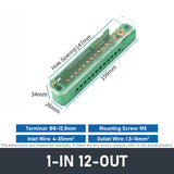 FJ6/JHD Junction Box Unipolar Splitter 1/2/3/4-IN Multiple-OUT Metering Wire Connector Terminal Block Distribution Box