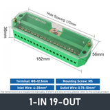 FJ6/JHD Junction Box Unipolar Splitter 1/2/3/4-IN Multiple-OUT Metering Wire Connector Terminal Block Distribution Box