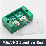 FJ6/JHD Junction Box Unipolar Splitter 1/2/3/4-IN Multiple-OUT Metering Wire Connector Terminal Block Distribution Box