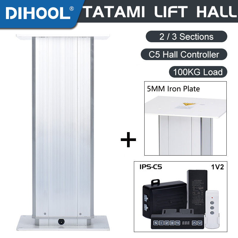 Tatami Lifting Column Iron Plate 29~32V DC Motor 1600N 352LB Load - DHLCE-Hall-C5