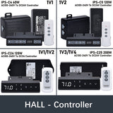 Hall Electric Linear Motion Actuator 24V DC Motor 3000N 660LB Load - DHLA3000P-Hall-HS1-1V1