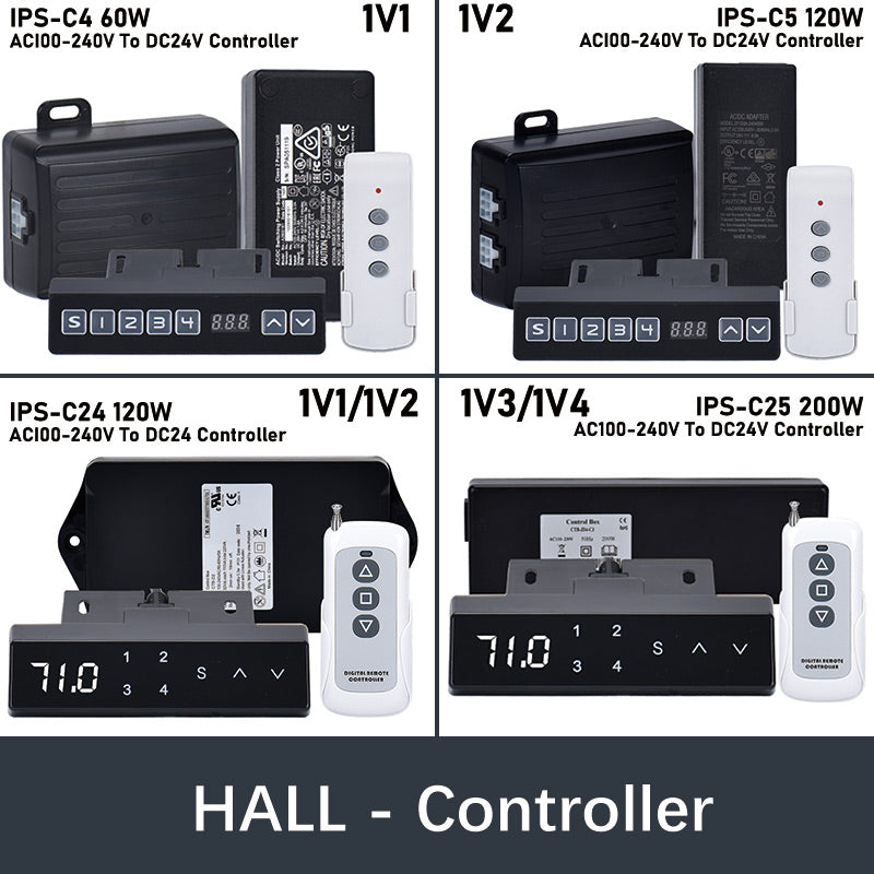 Electric Lifting Platform Hall Controller 29-32V DC Motor 1500N 330LB Load - DHLCT
